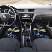 As Long As I Breathe You'll Be Remembered Car Mats Dragonflies Memorial - Polynesian Pattern LT14 Set 2pcs - Front Black - Polynesian Pride