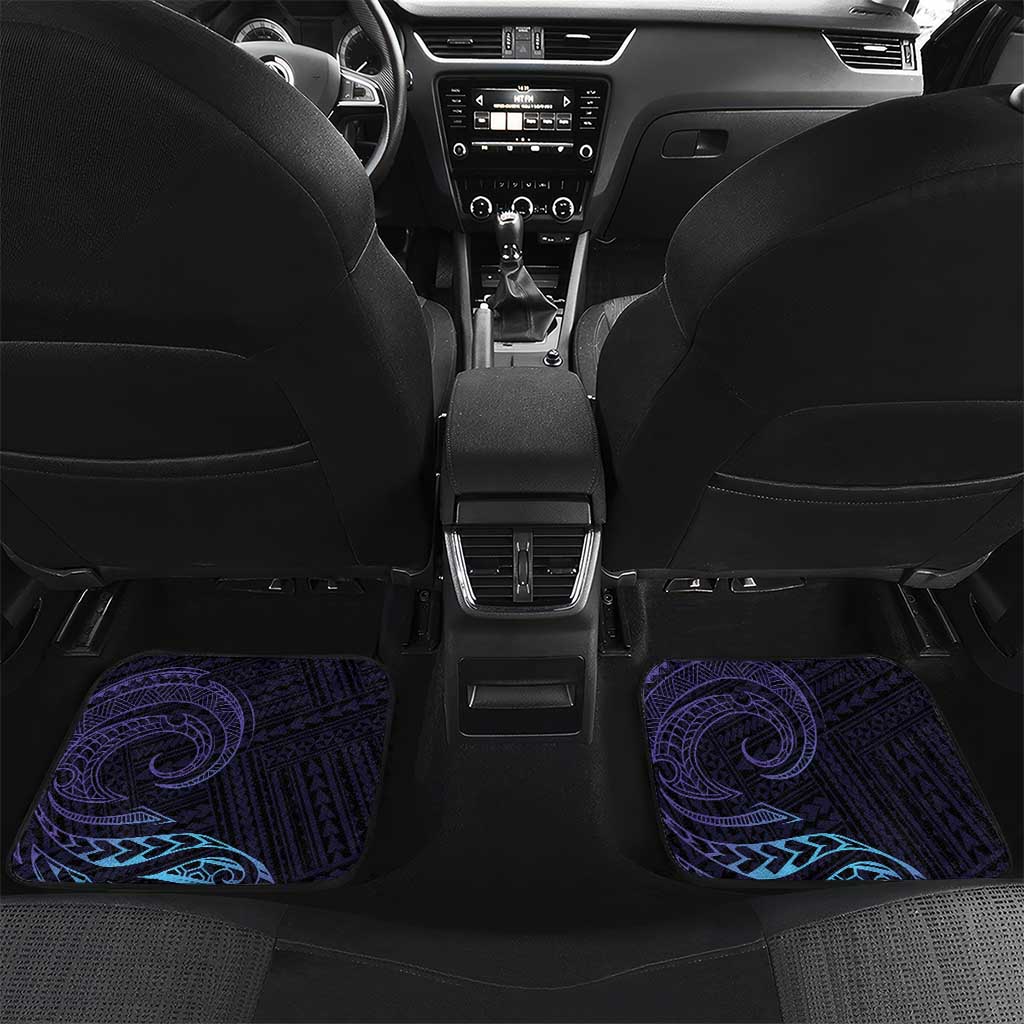 As Long As I Breathe You'll Be Remembered Car Mats Dragonflies Memorial - Polynesian Pattern LT14 Set 2pcs - Back Black - Polynesian Pride