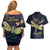As Long As I Breathe You'll Be Remembered Couples Matching Off Shoulder Short Dress and Hawaiian Shirt Dragonflies Memorial - Polynesian Pattern