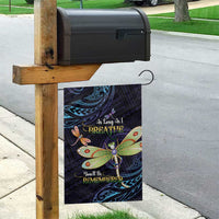 As Long As I Breathe You'll Be Remembered Garden Flag Dragonflies Memorial - Polynesian Pattern LT14 - Polynesian Pride