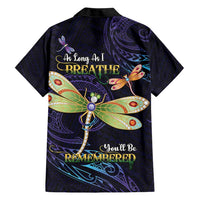 As Long As I Breathe You'll Be Remembered Hawaiian Shirt Dragonflies Memorial - Polynesian Pattern LT14 - Polynesian Pride