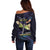 As Long As I Breathe You'll Be Remembered Off Shoulder Sweater Dragonflies Memorial - Polynesian Pattern