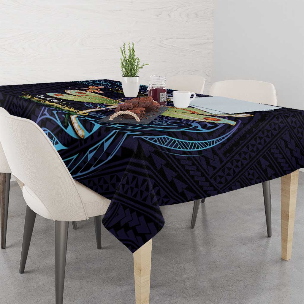 As Long As I Breathe You'll Be Remembered Tablecloth Dragonflies Memorial - Polynesian Pattern LT14 - Polynesian Pride