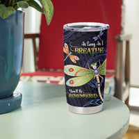 As Long As I Breathe You'll Be Remembered Tumbler Cup Dragonflies Memorial - Polynesian Pattern LT14 - Polynesian Pride