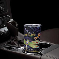 As Long As I Breathe You'll Be Remembered Tumbler Cup Dragonflies Memorial - Polynesian Pattern LT14 - Polynesian Pride