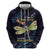 As Long As I Breathe You'll Be Remembered Zip Hoodie Dragonflies Memorial - Polynesian Pattern