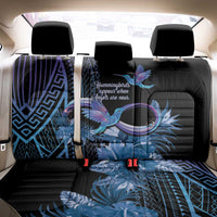 Polynesian Memorial Back Car Seat Cover Hummingbirds Appear When Angels Are Near LT14