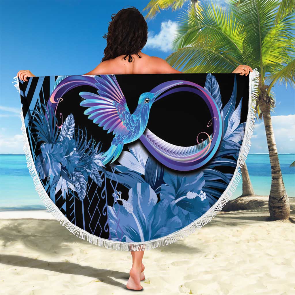 Polynesian Memorial Beach Blanket Hummingbirds Appear When Angels Are Near LT14 - Polynesian Pride