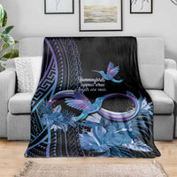 Polynesian Memorial Blanket Hummingbirds Appear When Angels Are Near LT14 - Polynesian Pride