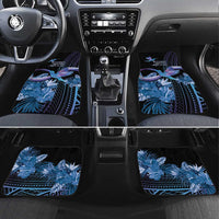 Polynesian Memorial Car Mats Hummingbirds Appear When Angels Are Near LT14 Set 4pcs Black - Polynesian Pride