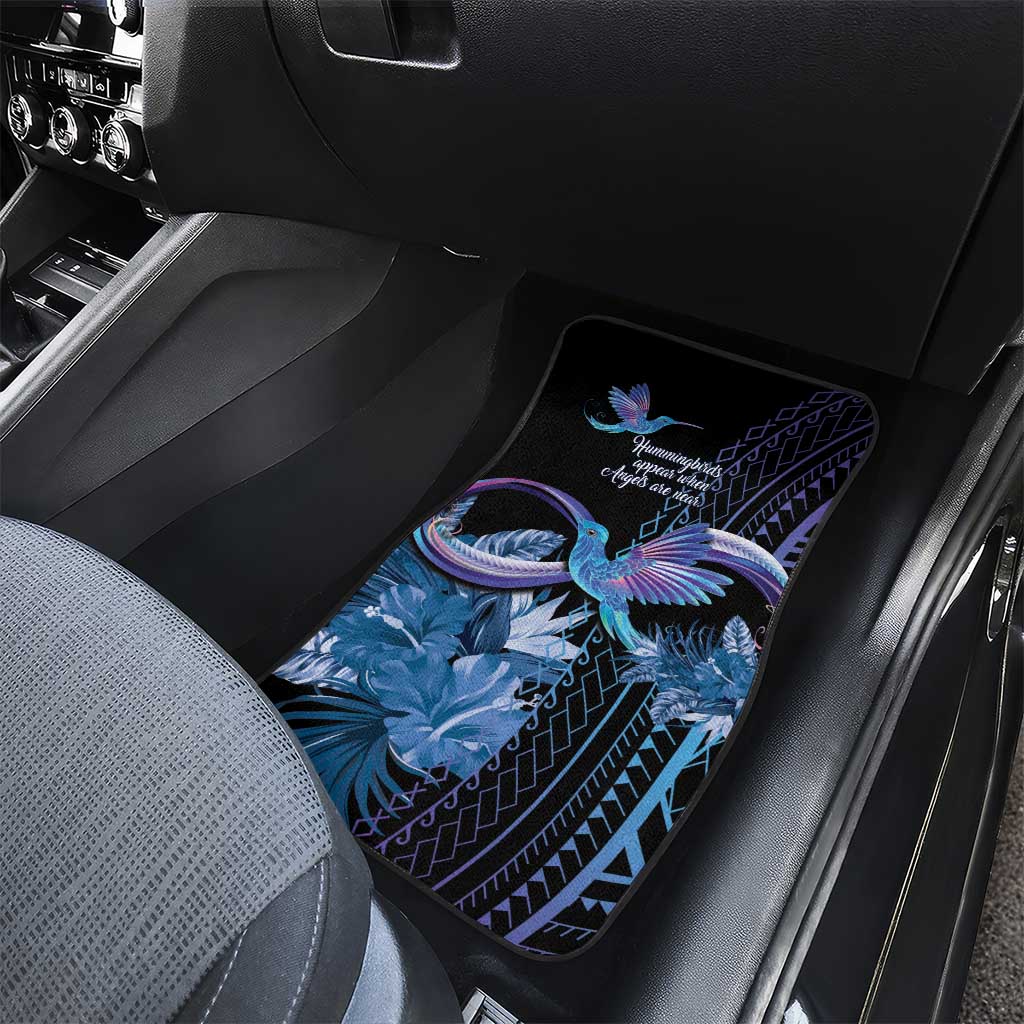 Polynesian Memorial Car Mats Hummingbirds Appear When Angels Are Near LT14 - Polynesian Pride