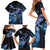 Polynesian Memorial Family Matching Short Sleeve Bodycon Dress and Hawaiian Shirt Hummingbirds Appear When Angels Are Near LT14