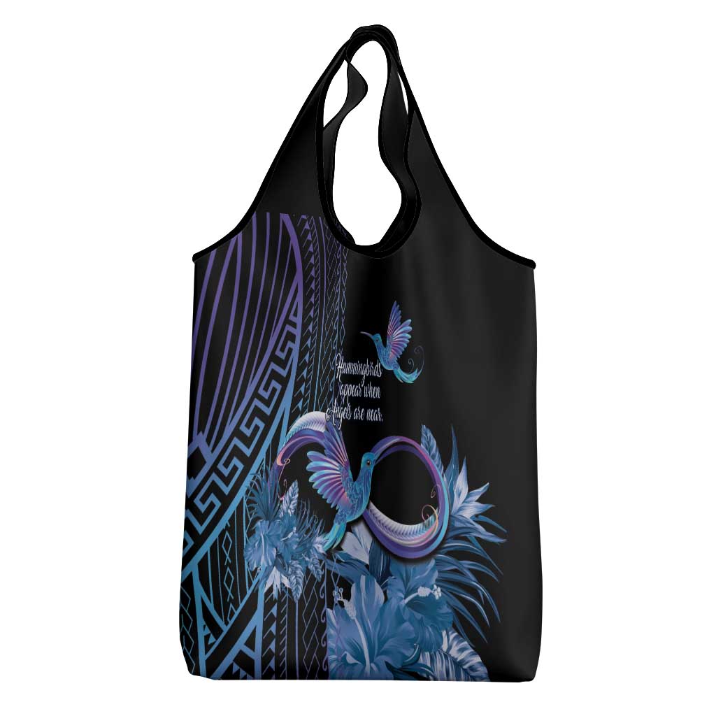 Polynesian Memorial Grocery Bag Hummingbirds Appear When Angels Are Near