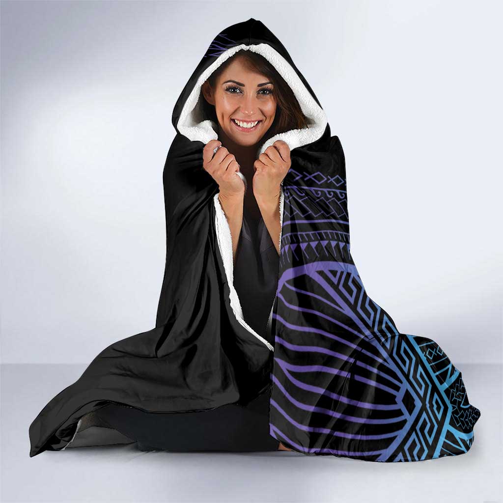 Polynesian Memorial Hooded Blanket Hummingbirds Appear When Angels Are Near LT14 - Polynesian Pride