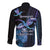 Polynesian Memorial Long Sleeve Button Shirt Hummingbirds Appear When Angels Are Near LT14