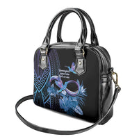Polynesian Memorial Shoulder Handbag Hummingbirds Appear When Angels Are Near LT14