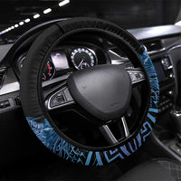 Polynesian Memorial Steering Wheel Cover Hummingbirds Appear When Angels Are Near LT14 Universal Fit Black - Polynesian Pride