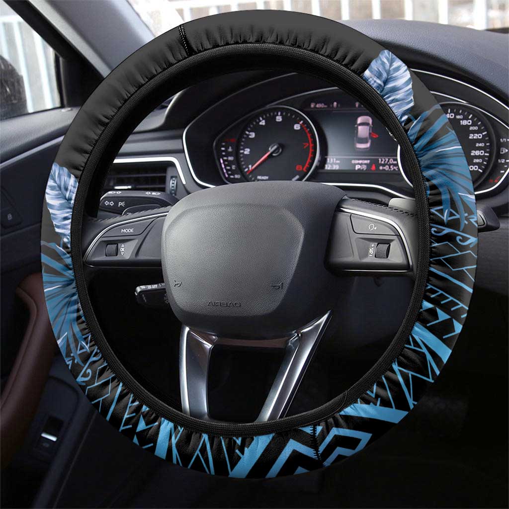 Polynesian Memorial Steering Wheel Cover Hummingbirds Appear When Angels Are Near LT14 - Polynesian Pride