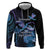 Polynesian Memorial Zip Hoodie Hummingbirds Appear When Angels Are Near LT14