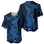 Blue Polynesia Shark Tattoo Baseball Jersey With Polynesian Plumeria LT14 - Polynesian Pride