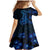 Blue Polynesia Shark Tattoo Family Matching Mermaid Dress and Hawaiian Shirt With Polynesian Plumeria LT14 - Polynesian Pride