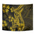 Gold Polynesia Shark Tattoo Tapestry With Polynesian Plumeria LT14 - Polynesian Pride