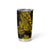 Gold Polynesia Shark Tattoo Tumbler Cup With Polynesian Plumeria