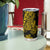 Gold Polynesia Shark Tattoo Tumbler Cup With Polynesian Plumeria