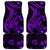 Purple Polynesia Shark Tattoo Car Mats With Polynesian Plumeria LT14 Purple - Polynesian Pride