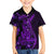 Purple Polynesia Shark Tattoo Family Matching Long Sleeve Bodycon Dress and Hawaiian Shirt With Polynesian Plumeria LT14 Son's Shirt Purple - Polynesian Pride