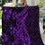 Purple Polynesia Shark Tattoo Quilt With Polynesian Plumeria LT14 Purple - Polynesian Pride