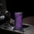 Purple Polynesia Shark Tattoo Skinny Tumbler With Polynesian Plumeria