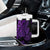 Purple Polynesia Shark Tattoo Tumbler With Handle With Polynesian Plumeria