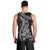 Black Polynesia Men Tank Top Shark Tattoo With Polynesian Plumeria LT14 - Polynesian Pride