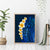 Blue Polynesia Canvas Wall Art Plumeria Tropical Leaves With Galaxy Polynesian Art LT14 - Polynesian Pride