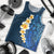 Blue Polynesia Men Tank Top Plumeria Tropical Leaves With Galaxy Polynesian Art LT14 - Polynesian Pride