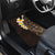 Brown Polynesia Car Mats Plumeria Tropical Leaves With Galaxy Polynesian Art LT14 - Polynesian Pride