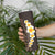 Brown Polynesia Skinny Tumbler Plumeria Tropical Leaves With Galaxy Polynesian Art