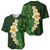 Green Polynesia Baseball Jersey Plumeria Tropical Leaves With Galaxy Polynesian Art LT14 - Polynesian Pride