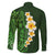 Green Polynesia Family Matching Puletasi Dress and Hawaiian Shirt Plumeria Tropical Leaves With Galaxy Polynesian Art LT14 - Polynesian Pride