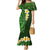 Green Polynesia Mermaid Dress Plumeria Tropical Leaves With Galaxy Polynesian Art LT14 Women Green - Polynesian Pride