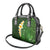 Green Polynesia Shoulder Handbag Plumeria Tropical Leaves With Galaxy Polynesian Art LT14 - Polynesian Pride