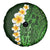 Green Polynesia Spare Tire Cover Plumeria Tropical Leaves With Galaxy Polynesian Art LT14 - Polynesian Pride