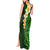 Green Polynesia Tank Maxi Dress Plumeria Tropical Leaves With Galaxy Polynesian Art LT14 - Polynesian Pride