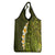 Lime Green Tropical Plumeria With Galaxy Polynesian Art Grocery Bag