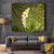 Lime Green Tropical Plumeria With Galaxy Polynesian Art Tapestry LT14 Lime Green - Polynesian Pride