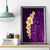 Purple Tropical Plumeria With Galaxy Polynesian Art Canvas Wall Art LT14 - Polynesian Pride