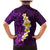 Purple Tropical Plumeria With Galaxy Polynesian Art Family Matching Mermaid Dress and Hawaiian Shirt LT14 - Polynesian Pride