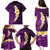 Purple Tropical Plumeria With Galaxy Polynesian Art Family Matching Puletasi Dress and Hawaiian Shirt LT14 - Polynesian Pride