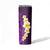 Purple Tropical Plumeria With Galaxy Polynesian Art Skinny Tumbler